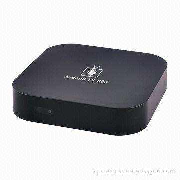 HD media player with Android 4.0 OS, receiving the WiFi signal to connect internet